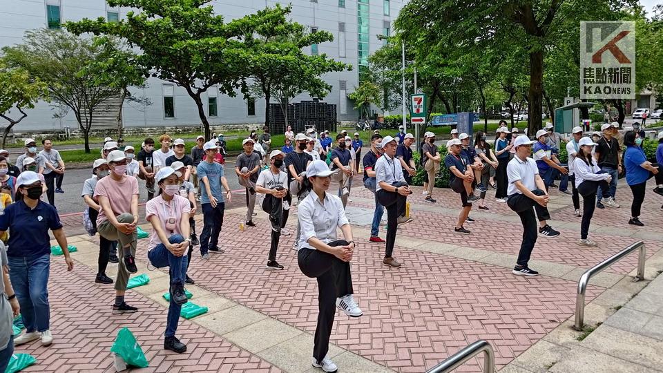 高市臨廣科技產業園區舉辦百人健走暨樂活闖關活動